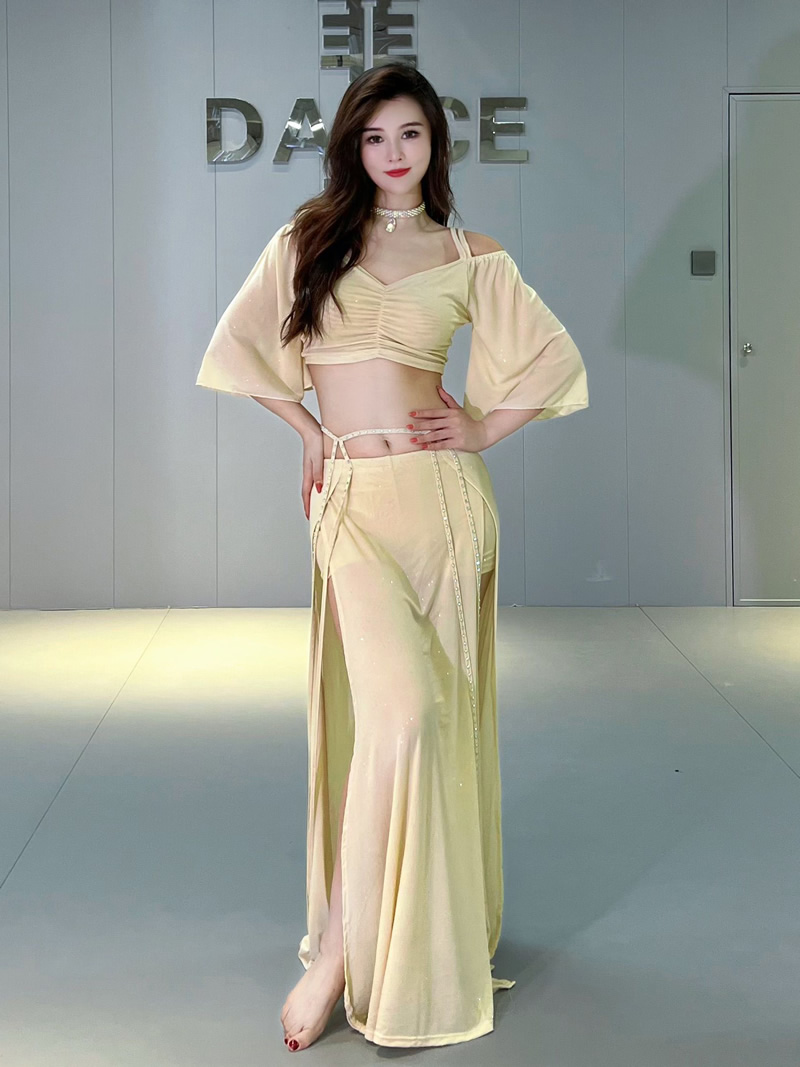 belly dance casual style oriental dance long skirt costumes S M L 5031