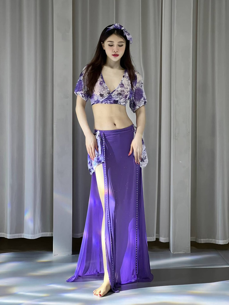 belly dance casual style oriental dance costumes long skirt S M L 5038