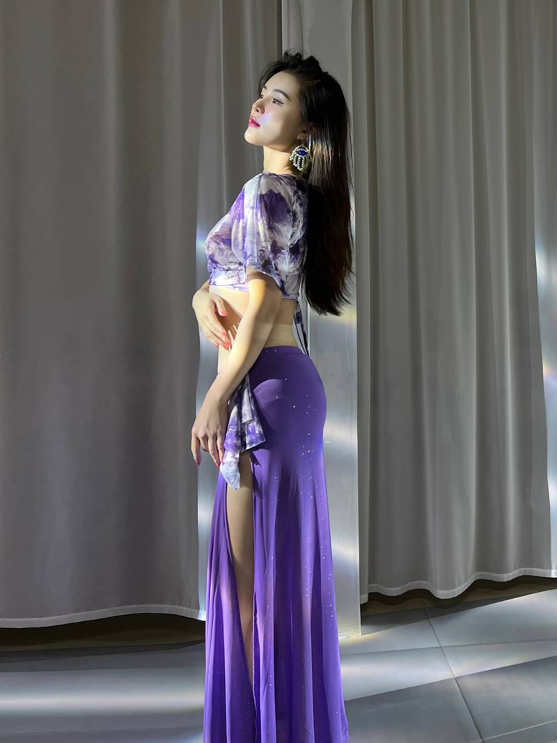 belly dance casual style oriental dance costumes long skirt S M L 5038