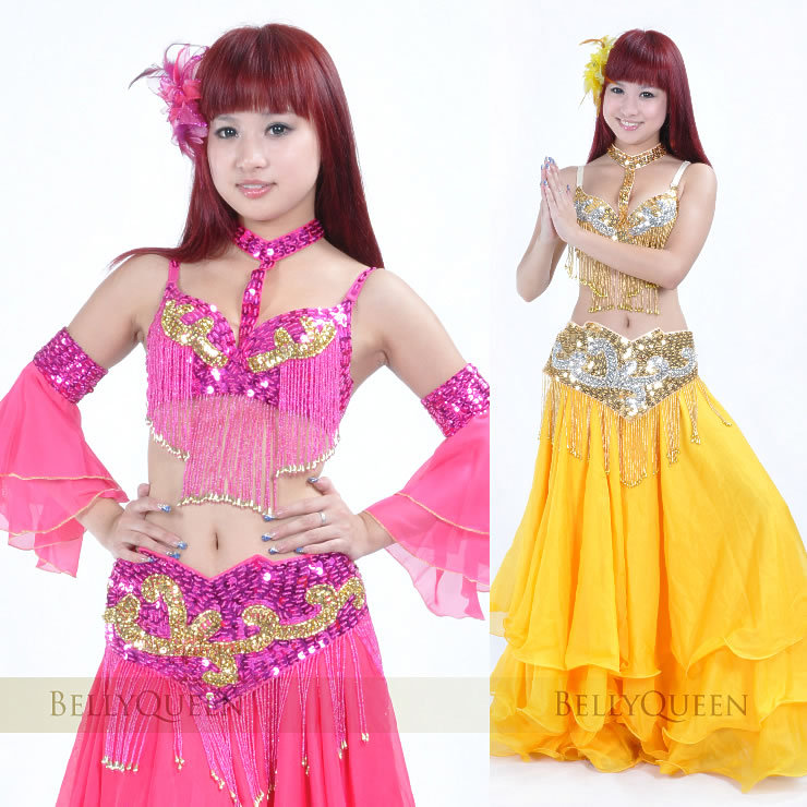 MoLiYanZi Belly Dance Dress for Women Costume Set Professional  Dancewear/LED Belly Dancing Costume